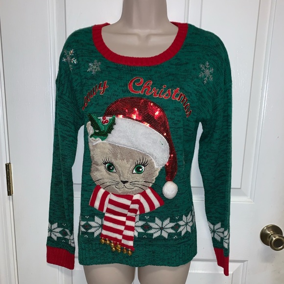 Ugly Christmas Sweater Meowy Christmas Size: M NWT Ugly Christmas Sweater Meowy Christmas Size: M NWT